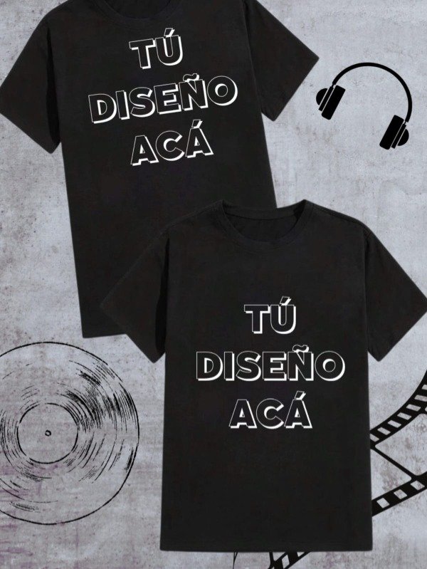 Producto - Remeras Personalizadas Frente y espalda