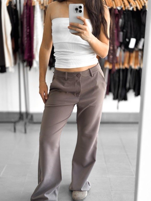 Producto - Pantalon sastrero Luna oxford vison - 0