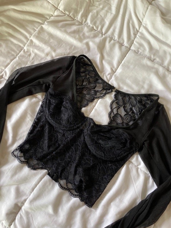 Producto - Bustier con mangas negro