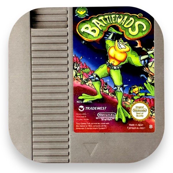Producto - Posavaso Battletoads Nintendo NES