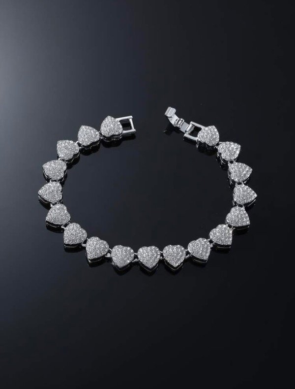 Producto - PULSERA CORAZÓN PLATA