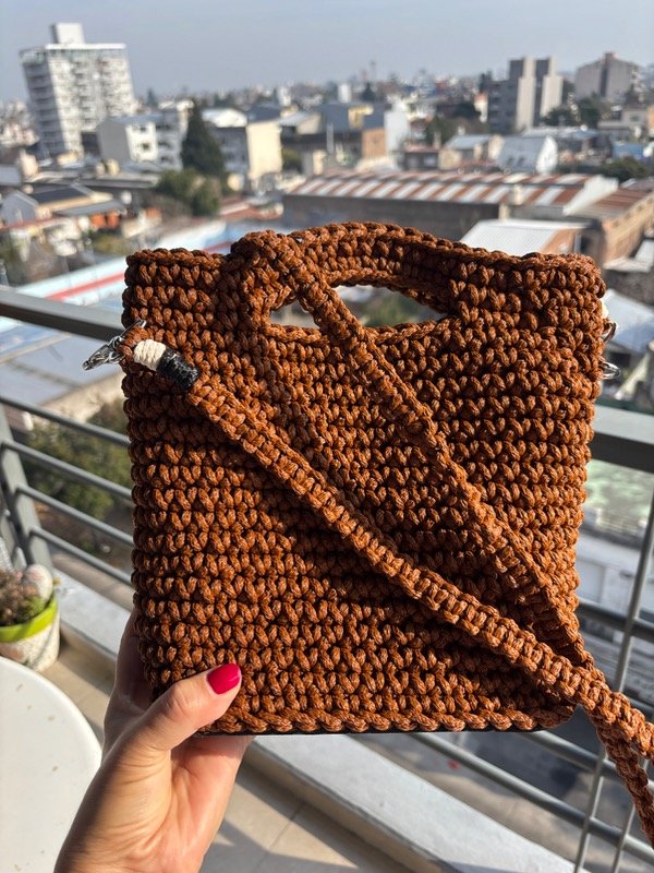 Producto - Cartera Theresa tejida a crochet artesanal