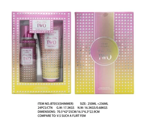 Producto - SET PERFUME FRAGANCIA MIST 250ML Y LOCION CORPORAL 236ML MUJER