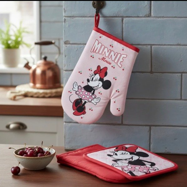 Producto - Set x2 Manopla y Agarradera Minnie Licencia Oficial