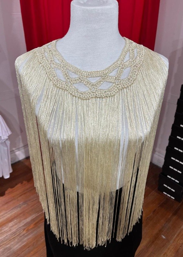 Producto - Collar de flecos Alma COLOR NATURAL EN STOCK