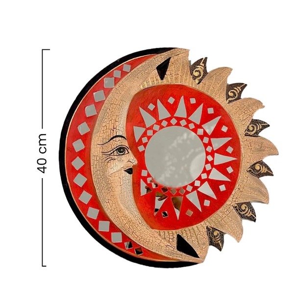 Producto - Espejo sol y luna 40 cm