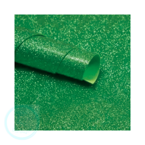 Producto - Goma Eva Brillosa Verde x1