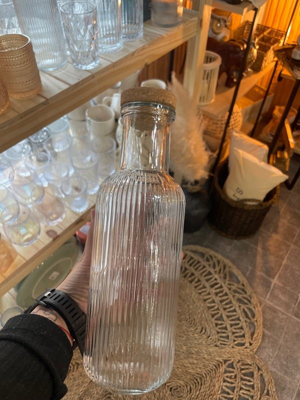 Producto - Botella de Vidrio Transparente