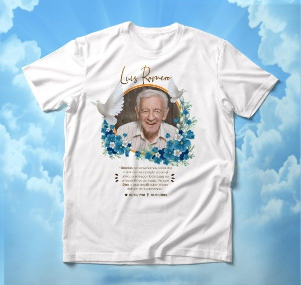 Producto - Camiseta personalizada con foto y frase