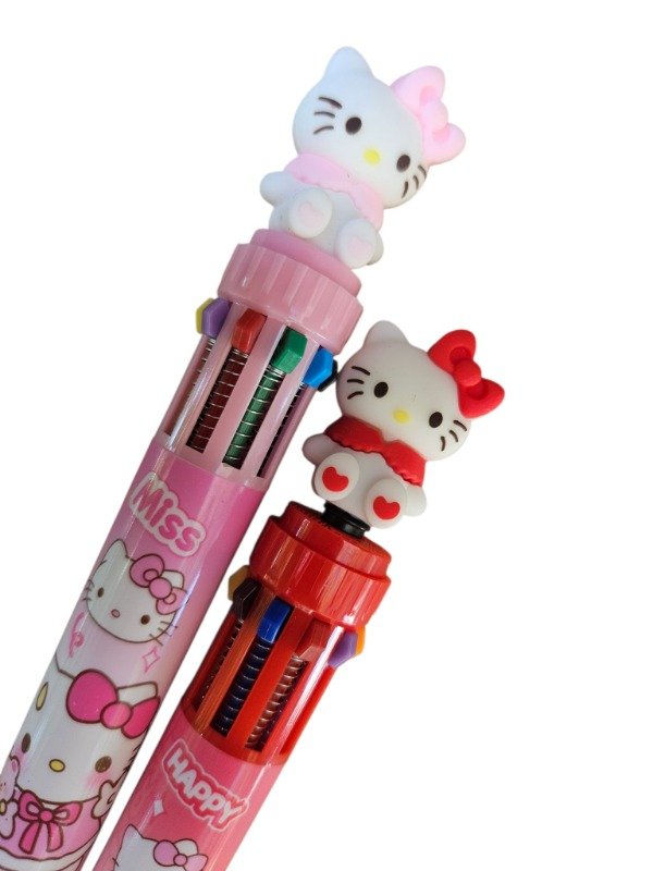 Producto - Lapicera 10 colores Kitty