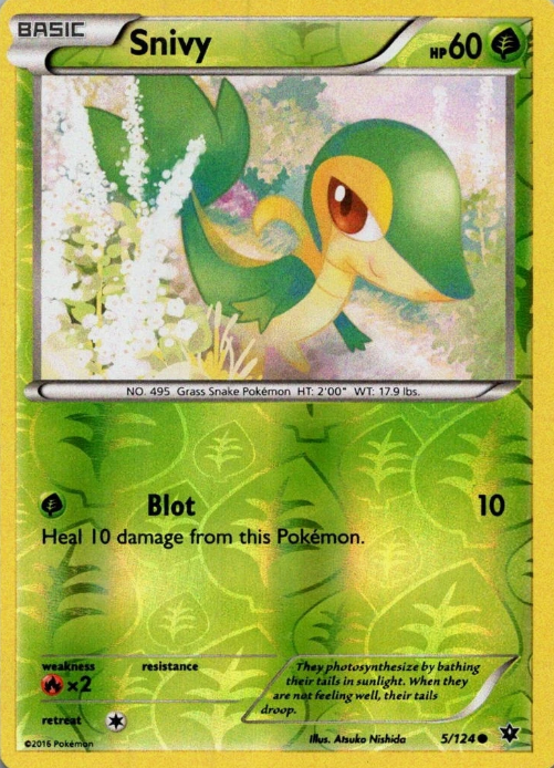 Producto - Snivy - 5/124 - Fates Collide - Reverse Holo