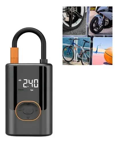 Producto - Inflador Eléctrico Portátil LAMBOTECH C-006 Recargable + LINTERNA + POWER BANK - 0