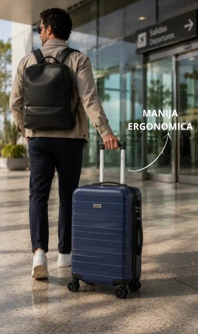 Producto - Valija Carry on Rígida de Cabina para Equipaje de Mano con Ruedas 360 Moderno - 3