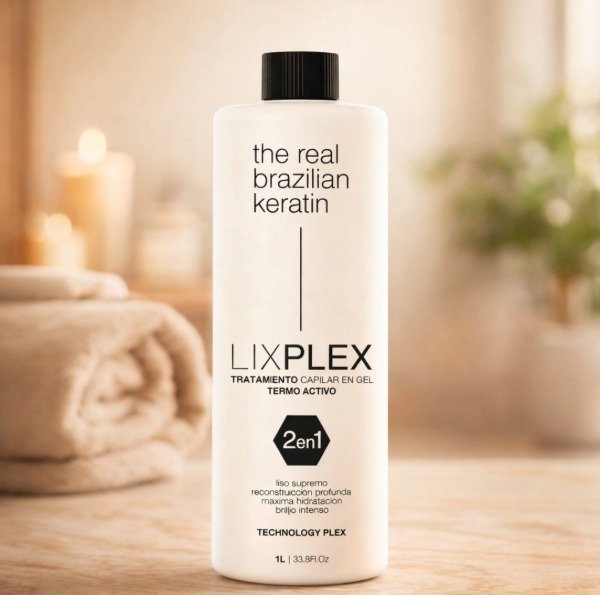 Producto - lixplex brazilian 2 en 1 tratamiento alisante + reestructurante x 1000 ml