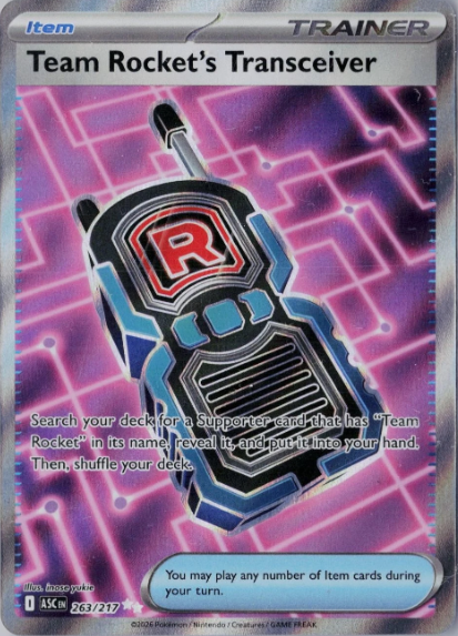 Producto - Team Rocket's Transceiver (263/217) [Mega Evolution: Ascended Heroes]