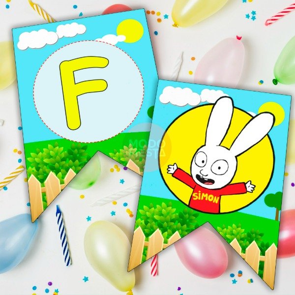 Producto - Banderín Conejito Simón