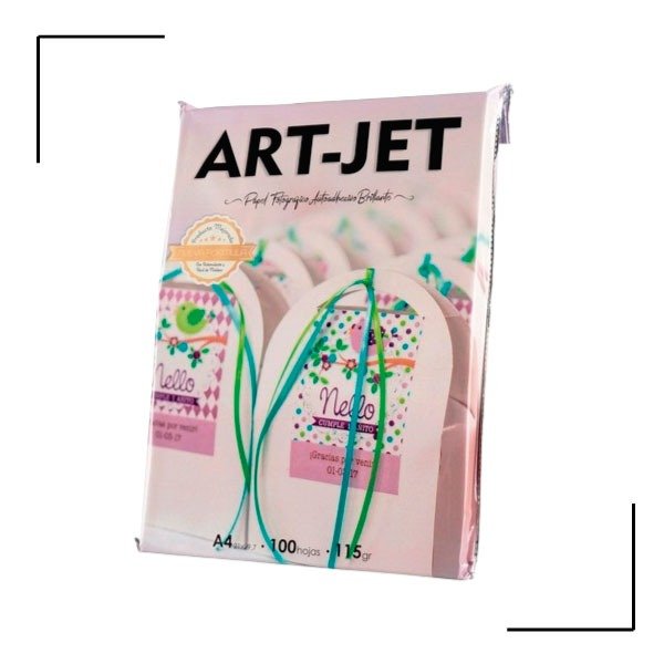 Producto - Papel Autoadhesivo brillante