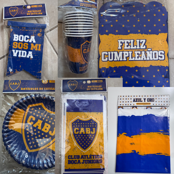 Producto - BOCA JUNIORS - Artículos para Cumpleaños -
