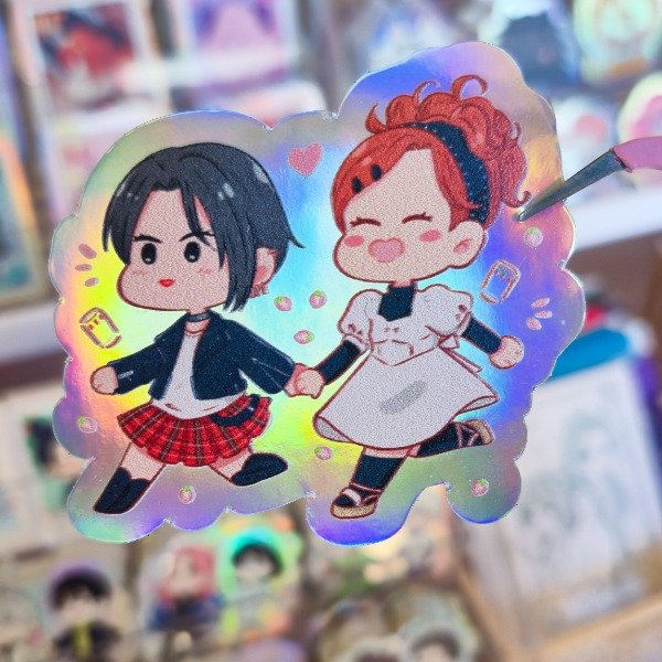 Producto - Sticker Vinilo Holografico - Nana