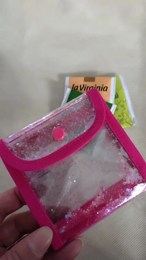 Producto - PORTA SAQUITO DE TE FUCSIA 3