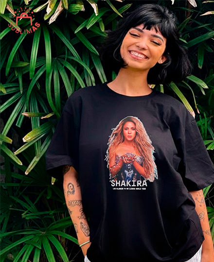 Producto - Remera de algodon Shakira las mujeres