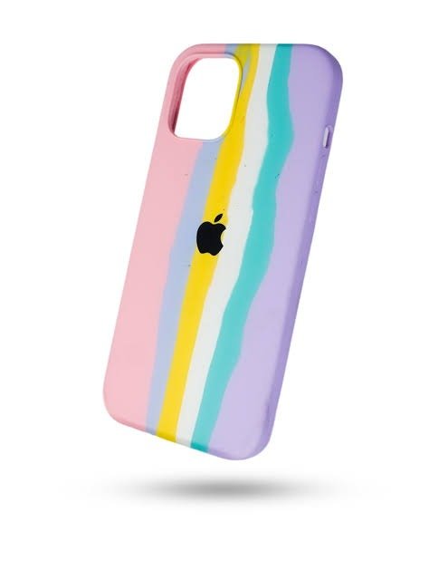 Producto - Funda Silicone Case Rainbow c/ Logo Iphone 13 Pro - 1