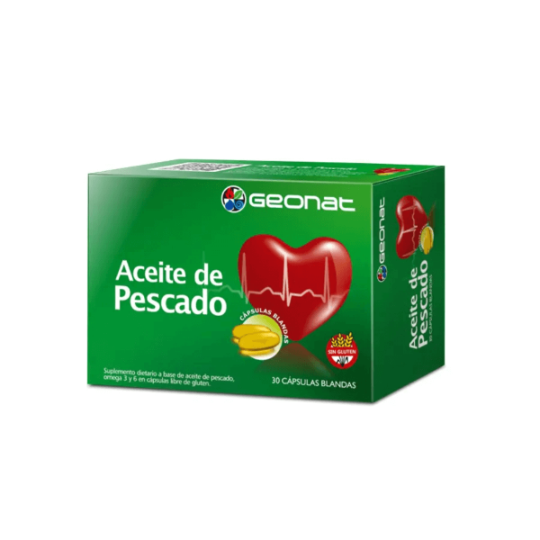 Producto - ACEITE DE PESCADO - GEONAT - 30 CAPSULAS