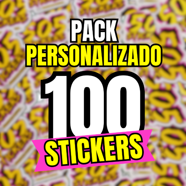 Producto - Pack 100 stickers personalizados mayorista