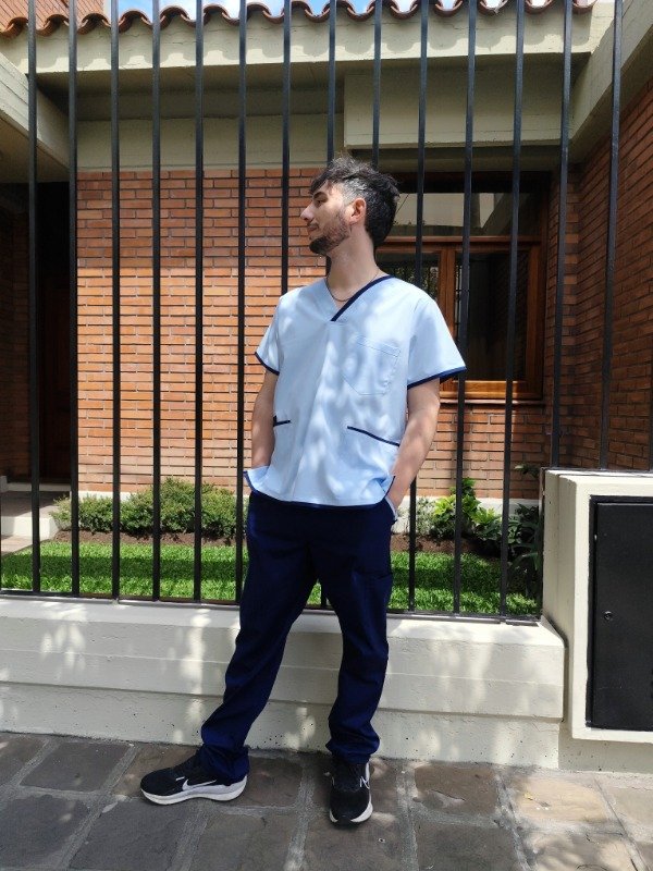 Producto - GUSTAVO CELESTE PASTEL/MARINO