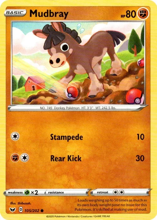 Producto - Mudbray - 105/202 - Sword and Shield