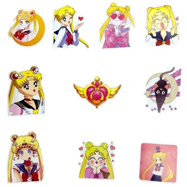 Producto - Stickers Sailor Moon Usagi Tsukino Pack x 52 unidades - 4