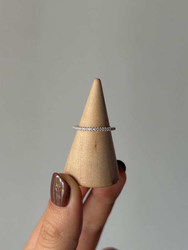 Producto - Anillo cubics rosa claro 16 mm