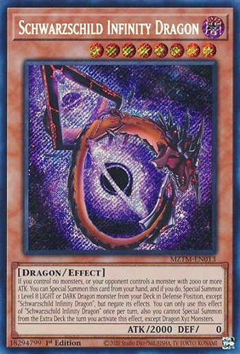 Producto - Schwarszchild Infinity Dragon (SECRET) MZTM-EN013