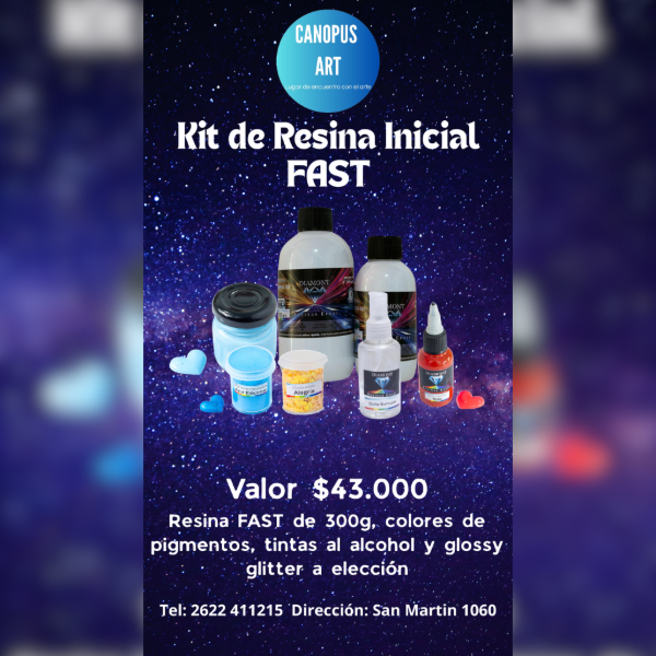 Producto - Kit de Resina Inicial Fast