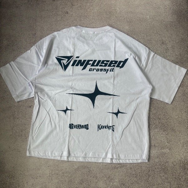 Producto - REMERA BOXY FIT INFUSED BLANCA