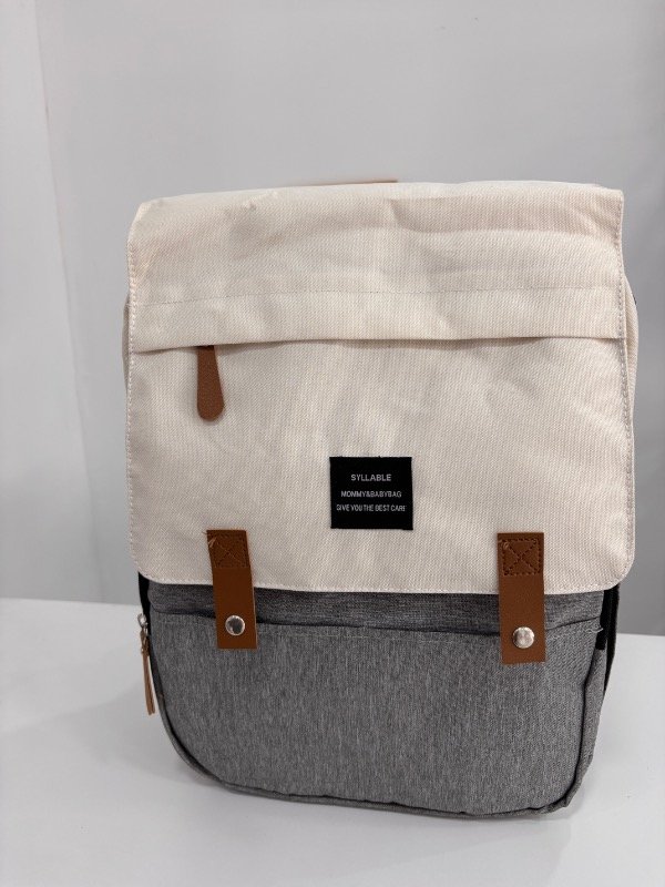 Producto - Mochila MALETA gris c/manteca
