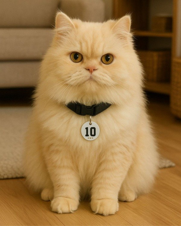 Producto - Collar Elastizado con Chapita para Identificación con Código QR para Gatos