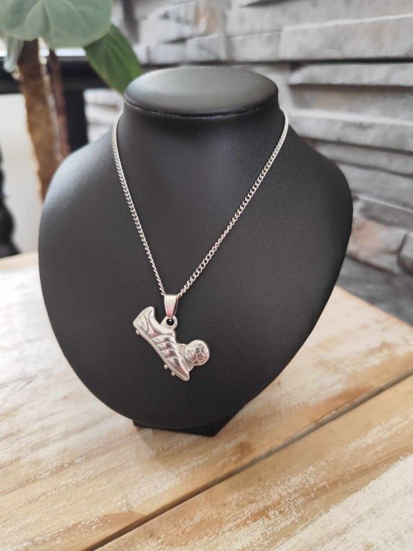 Producto - Collar botin y pelota. Acero quirúrgico.