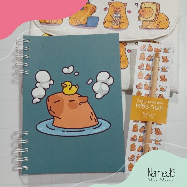 Producto - Guardacuaderno Capibara mod.3