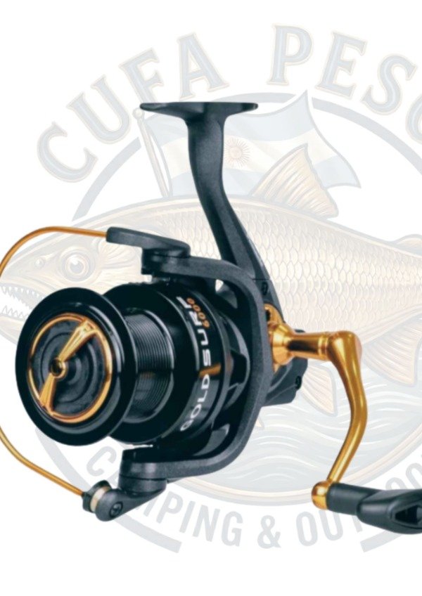 Producto - Reel de Lanzamiento Pinnacle Gold Surf 6000 Carrete Aluminio 7 Rulemanes Costa