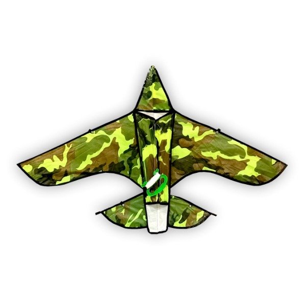 Producto - Barrilete Cometa Avion Camuflado Mini Simple Facil + Hilo