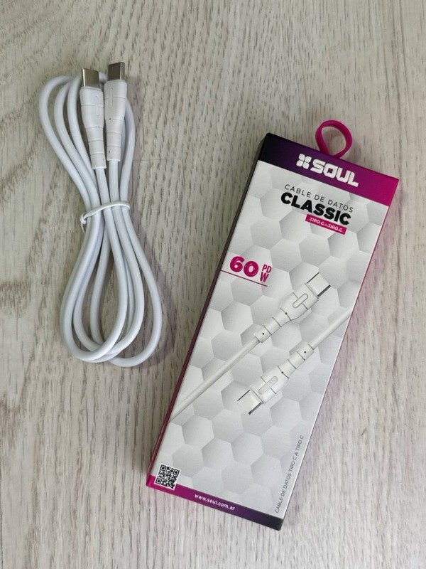 Producto - CABLE SOUL CLASSIC 1 METRO - TIPO C A TIPO C