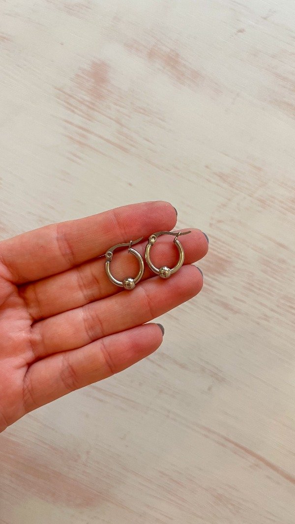 Producto - Argollas Bolita Pasante