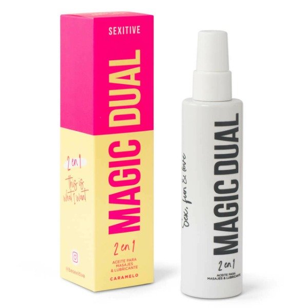 Producto - Magic Dual  Aceite  Lubricante Aroma Caramelo