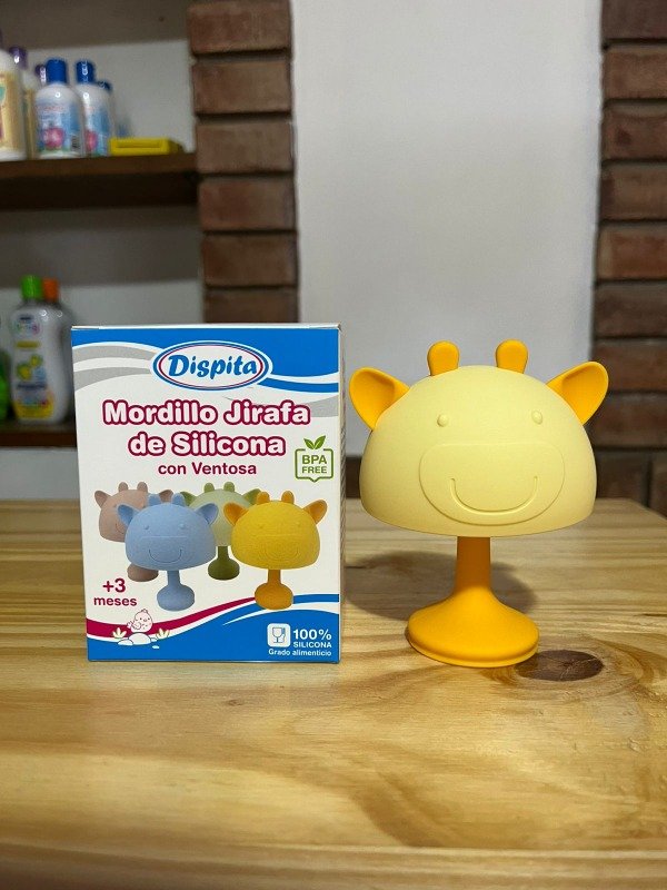 Producto - Mordillo Jirafa de silicona Dispita - +3 meses