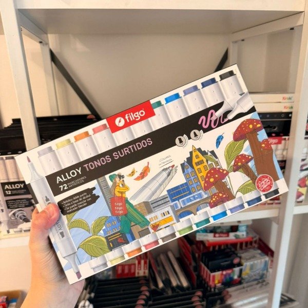 Producto - Marcadores Filgo Alloy tonos surtidos x 72 colores