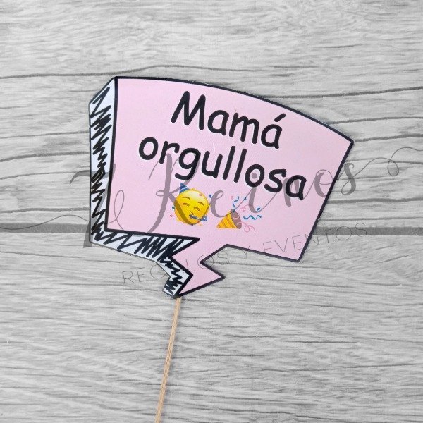 Producto - CARTEL SELFIE MAMA ORGULLOSA X UNIDAD
