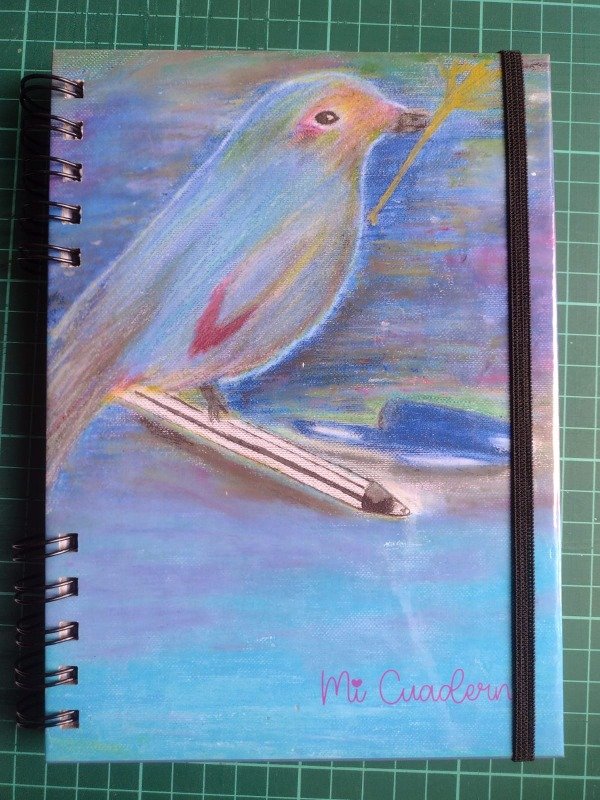 Producto - Cuaderno A5 Rayado Pájaro