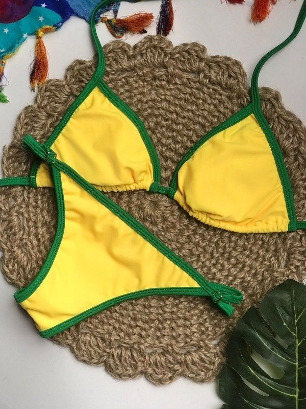 Producto - BIKINI BRASIL AMARILLO/ REGULABLE COLA LESSS