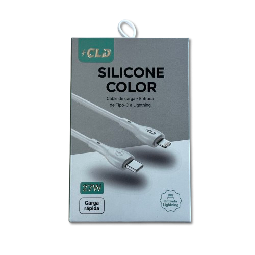 Producto - CABLE SILICONE COLOR C-LIGHTNING 27w - 0